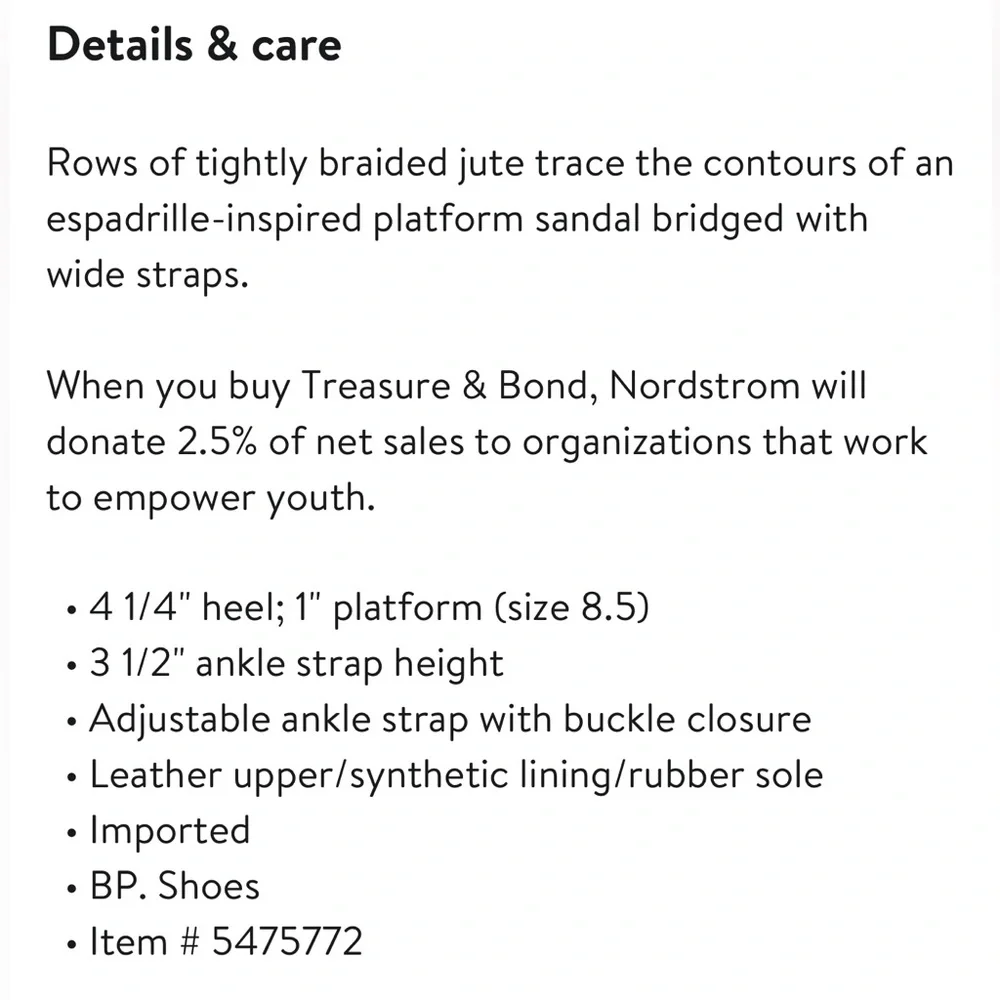 Treasure & Bond Sannibel Platform Wedge - Picture 3 of 12